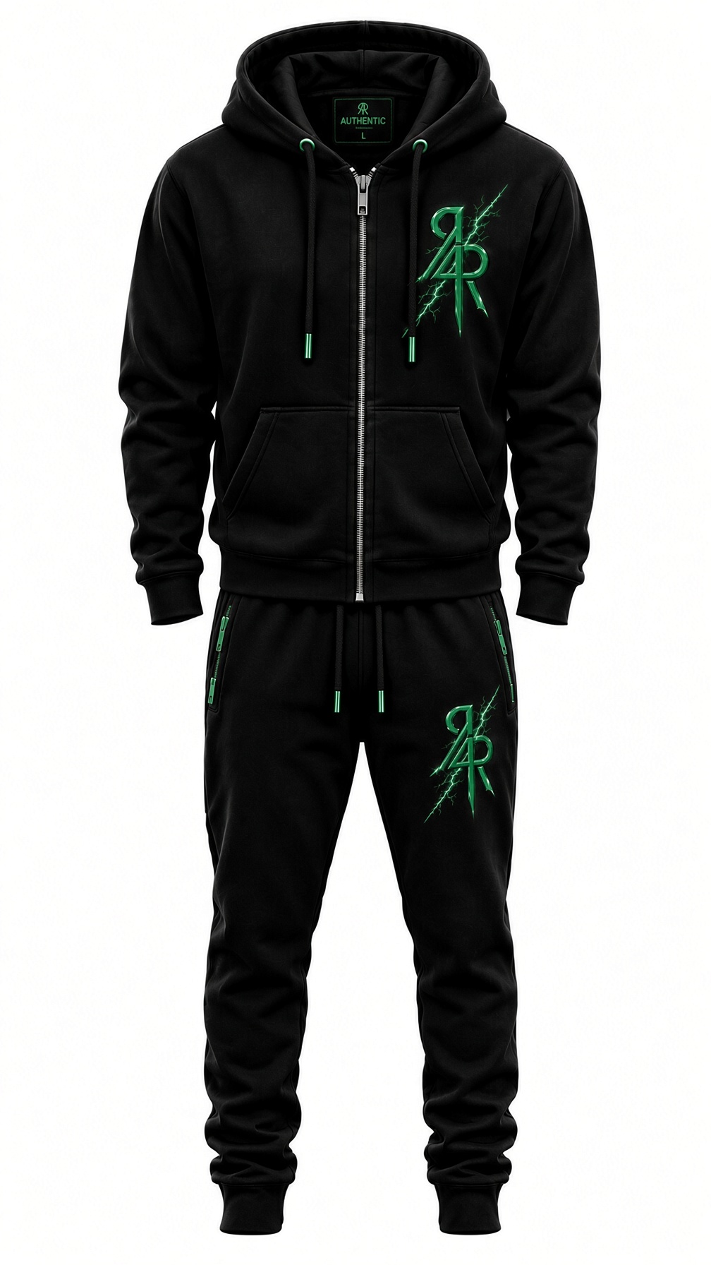 Black / Green